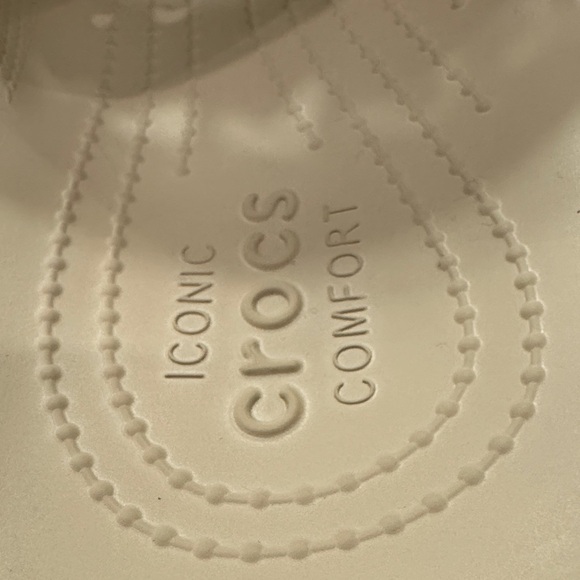 CROCS Baya Platform Tan Slide Sandals - Picture 6 of 7